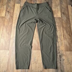 Athleta Trekkie Jogger Pants Women's Size 8 Green Athletic Training Fitness 5638